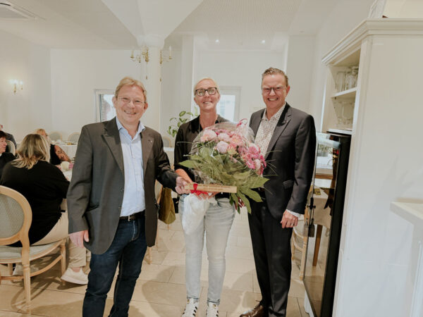 Gruppenfoto mit Thomas Kegler, Jenny Thate und Marc Inderfurth (v.l.n.r.)