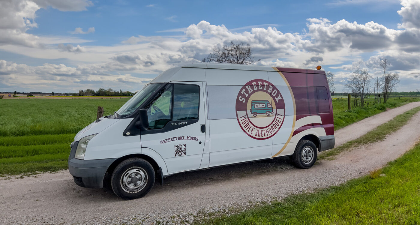 Der Bus der Streetbox Moers