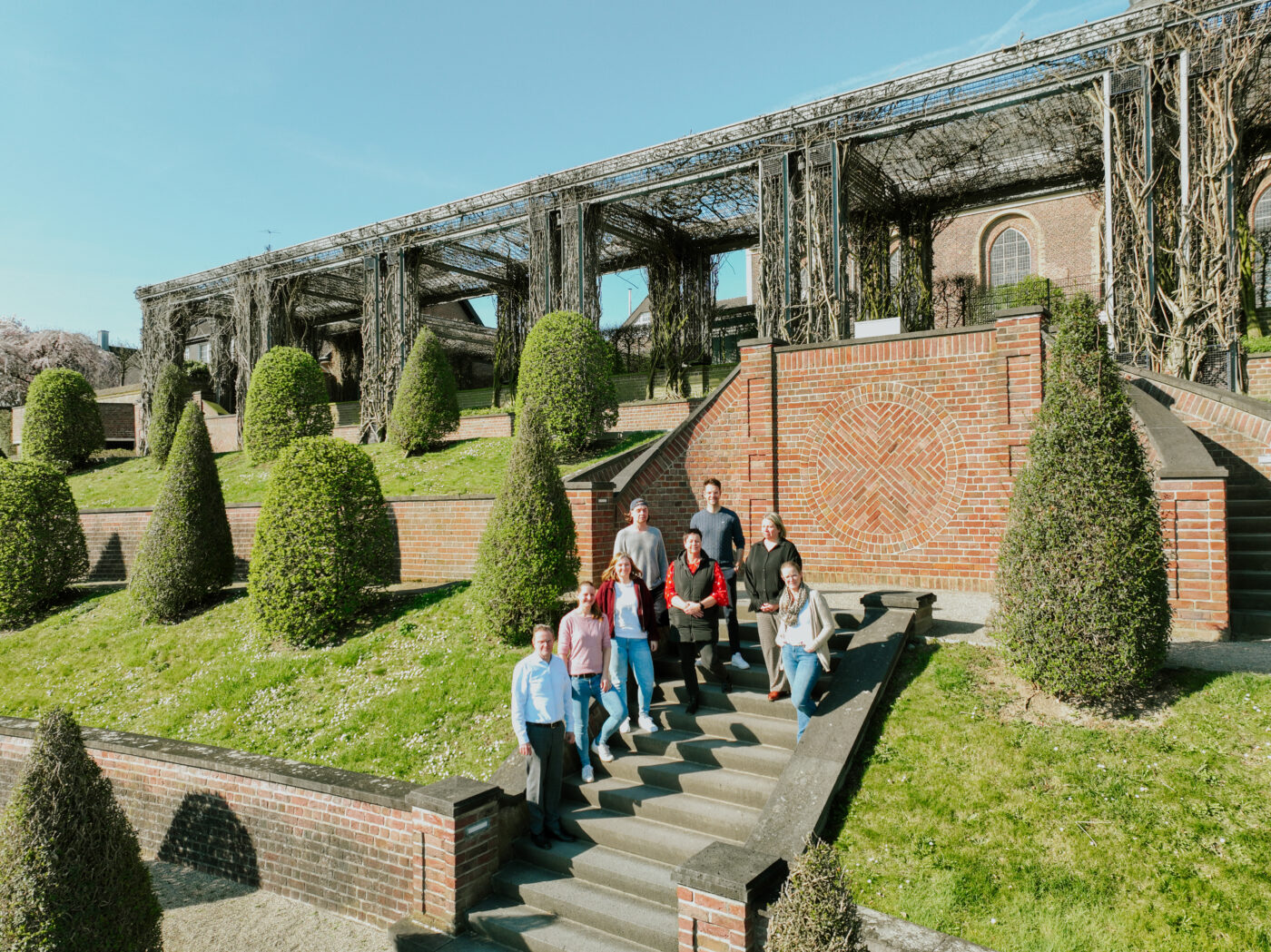 Redaktionsteam zur Leitbildentwicklung im Kloster Kamp